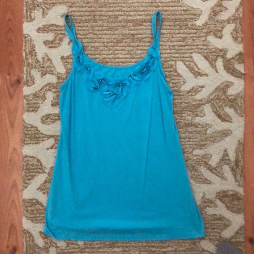 Blue tank top, cami